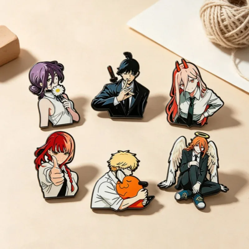 Tuxedo Lapel Pin - Ensemble de 6 épingles émaillées Chaine