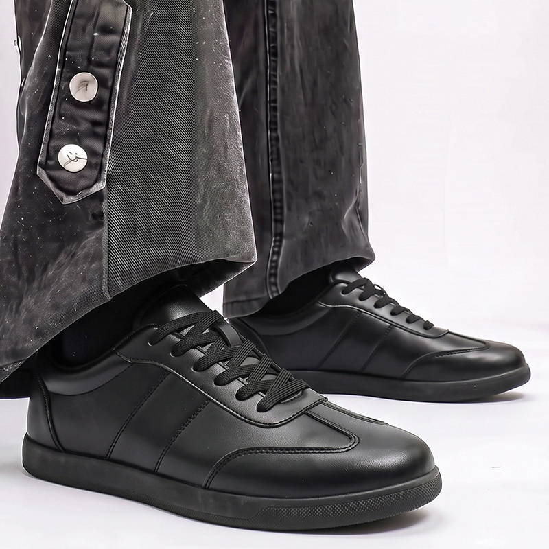 Chaussures en cuir véritable p - Men Formal Wear All Black avis et prix