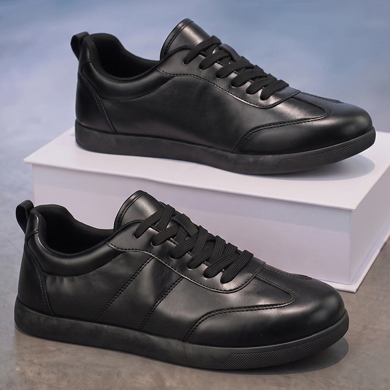 Chaussures en cuir véritable p - Men Formal Wear All Black avis et prix