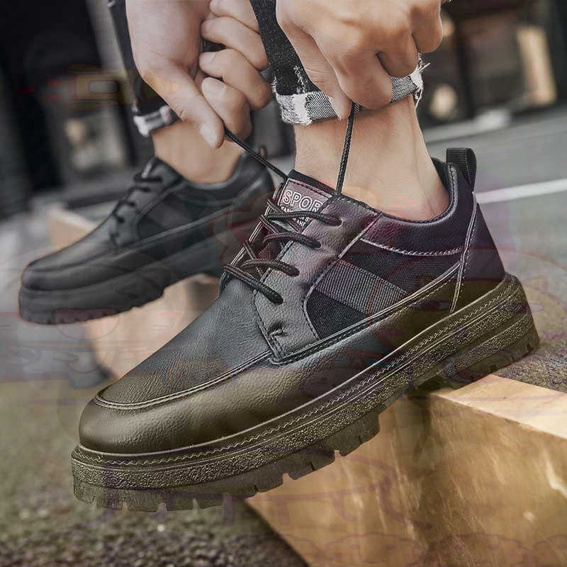 Baskets de Tennis en cuir natu - Men Formal Wear All Black avis et prix