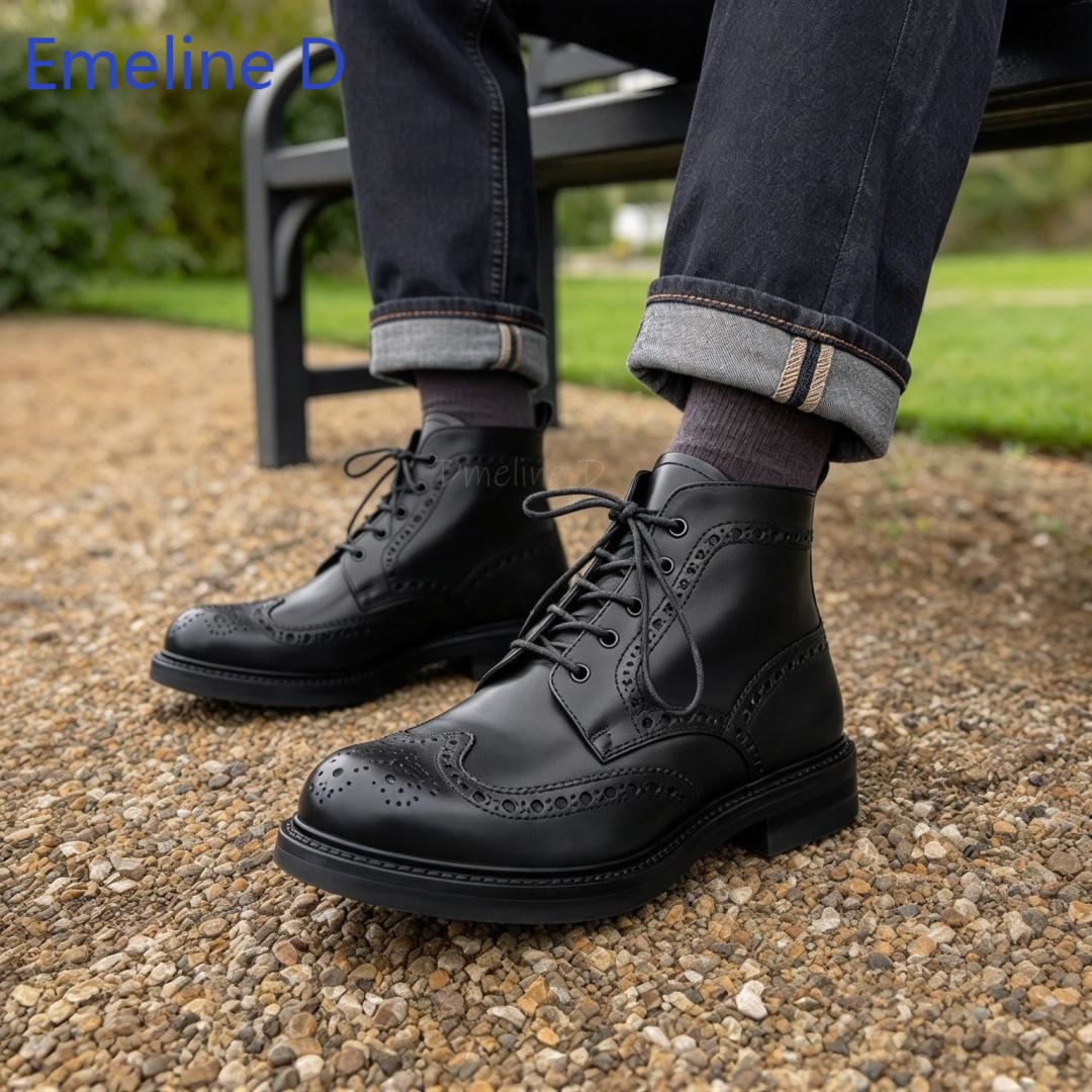 Bottines à lacets pour hommes, - Formal Men Daily Wear Footwear avis et prix