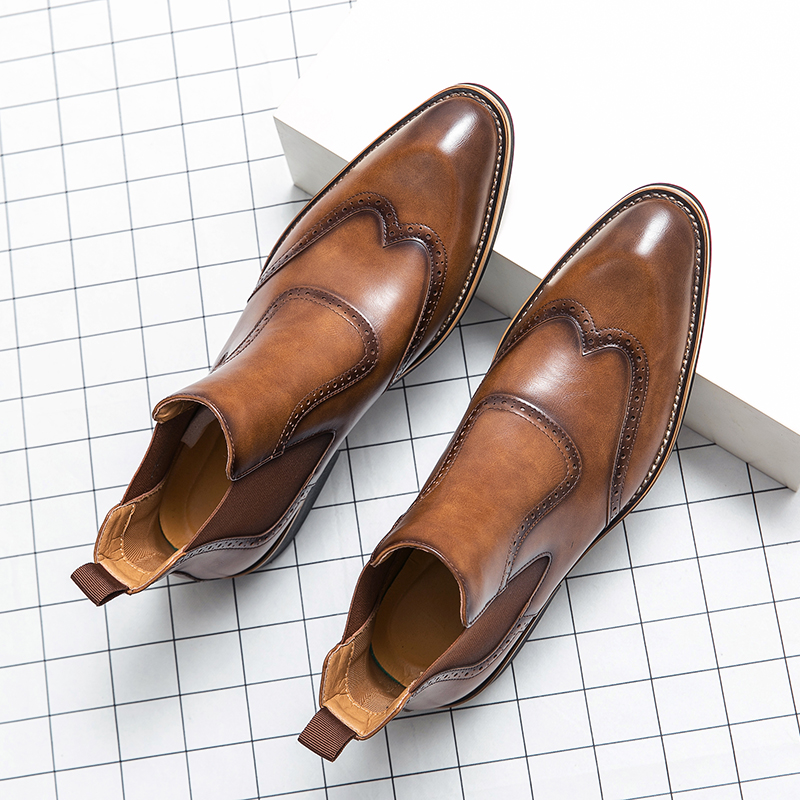 Bottes chelsea de style britan - Men Formal Wear With Boots avis et prix