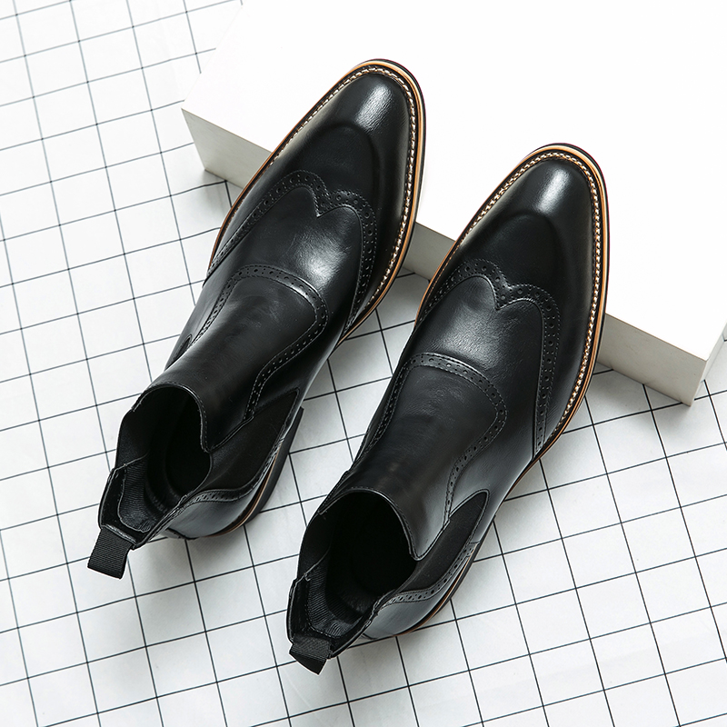 Bottes chelsea de style britan - Men Formal Wear With Boots avis et prix