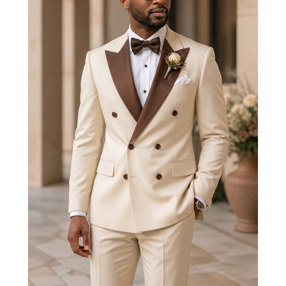 Costume de smoking croisé pour - Men Formal Wear Modern avis et prix