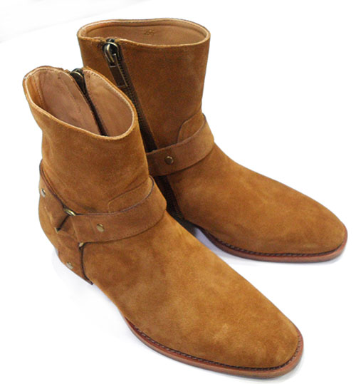 Hommes en cuir véritable fait  - Men Formal Wear With Boots avis et prix