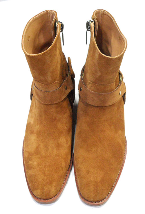 Hommes en cuir véritable fait  - Men Formal Wear With Boots avis et prix